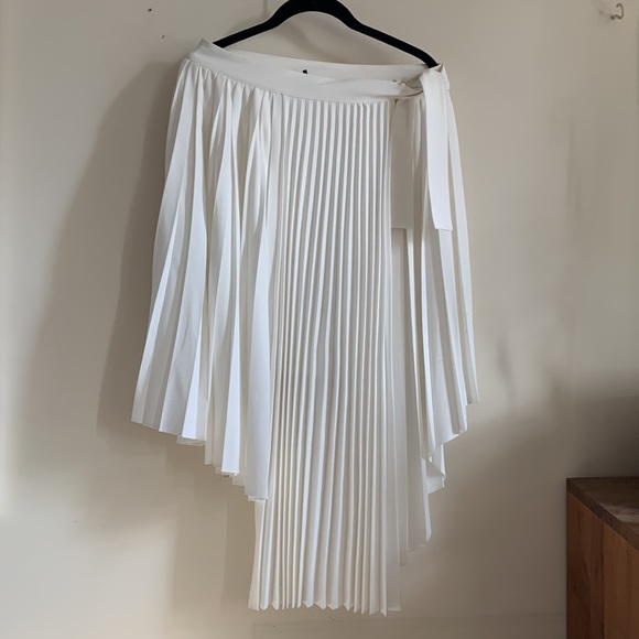 Maje Jaxy Pleated Asymmetrical Skirt - Picture 3 of 6